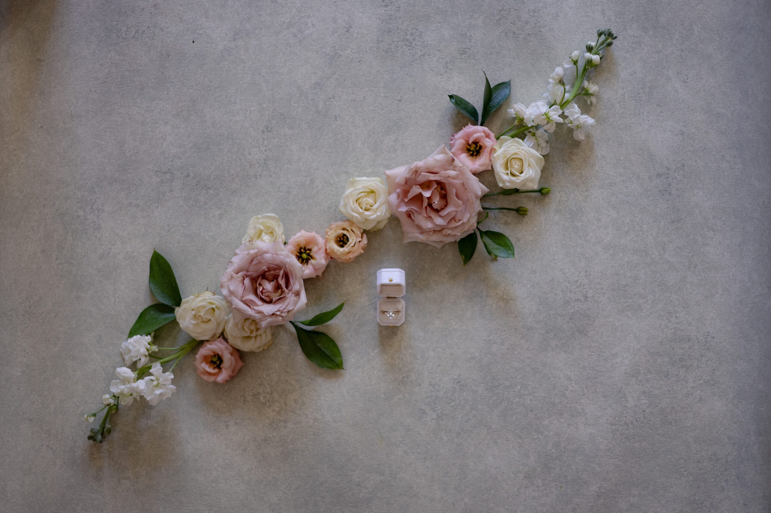 Romantic Floral Flatlay